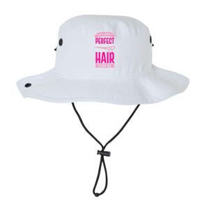 Life Isn't Perfect But Your Hair Can Be Hairstylist Gift Legacy Cool Fit Booney Bucket Hat