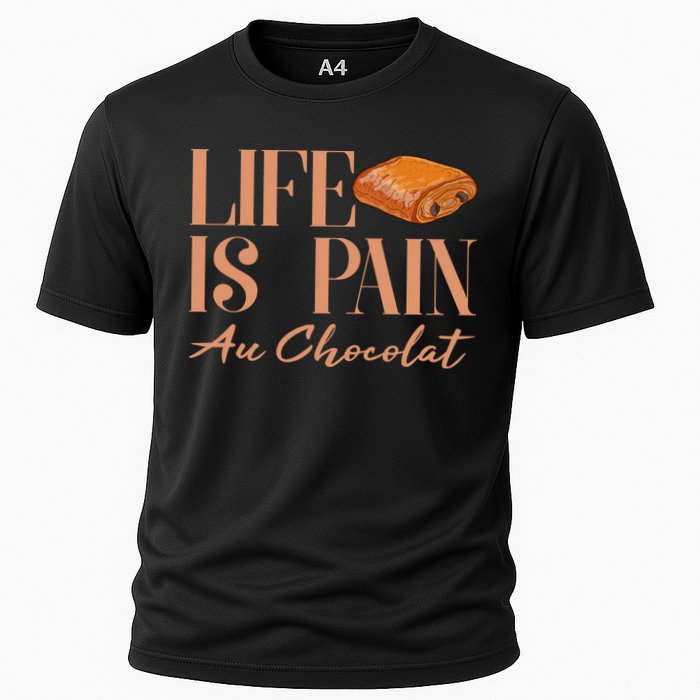 Life Is Pain Au Chocolat Cooling Performance Crew T-Shirt