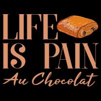 Life Is Pain Au Chocolat Cooling Performance Crew T-Shirt