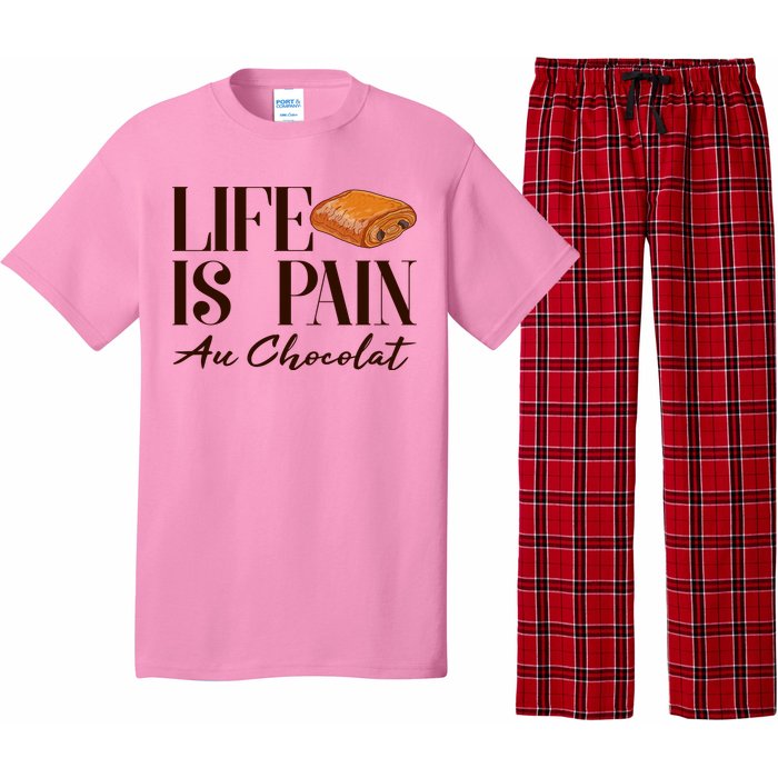 Life Is Pain Au Chocolat Pajama Set