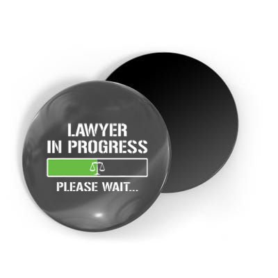 Lawyer In Progress Funny Law School Student Magnet