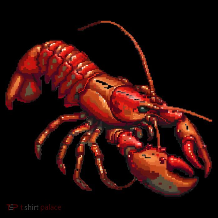 Lobster In Pixel Form Backpack