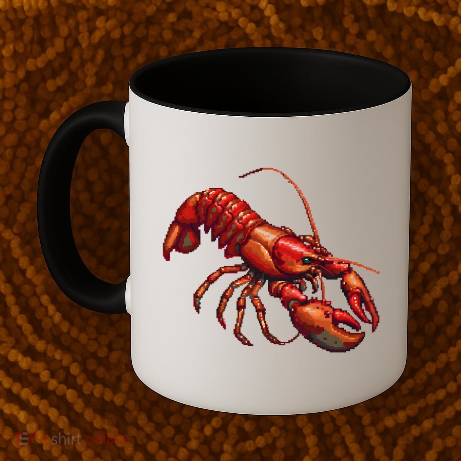 Lobster In Pixel Form Mug