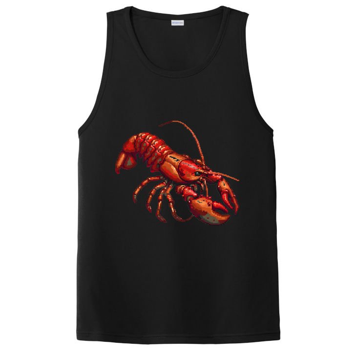 Lobster In Pixel Form PosiCharge Competitor Tank