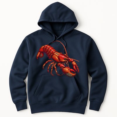 Lobster In Pixel Form Hoodie