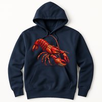 Lobster In Pixel Form Hoodie