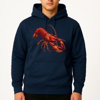 Lobster In Pixel Form Hoodie