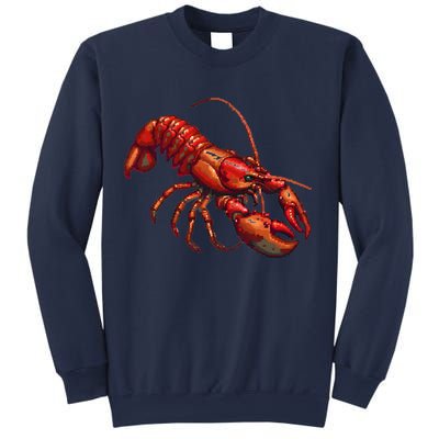 Lobster In Pixel Form Sweatshirt