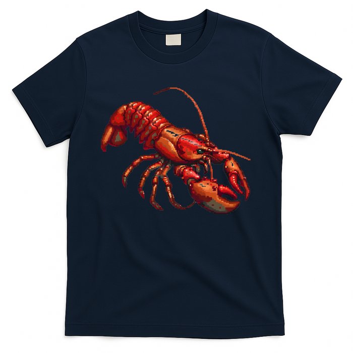 Lobster In Pixel Form T-Shirt