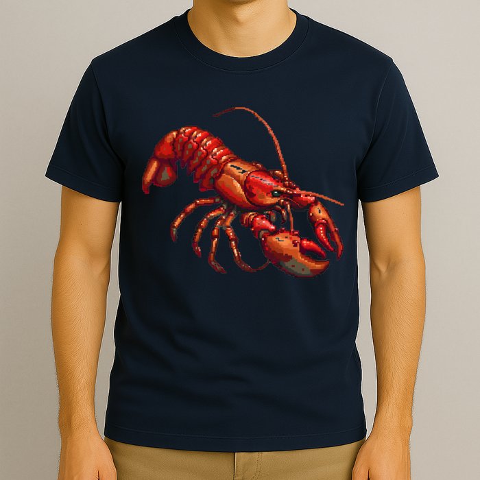 Lobster In Pixel Form T-Shirt