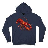 Lobster In Pixel Form Tall Hoodie