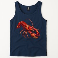 Lobster In Pixel Form Tank Top