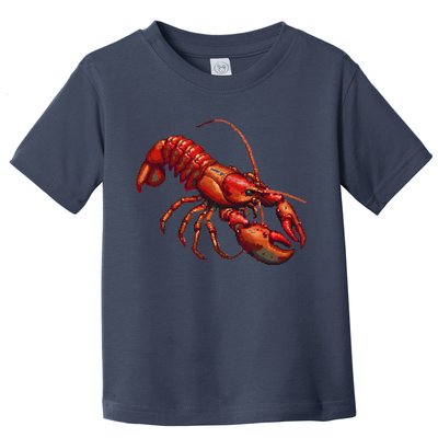 Lobster In Pixel Form Toddler T-Shirt