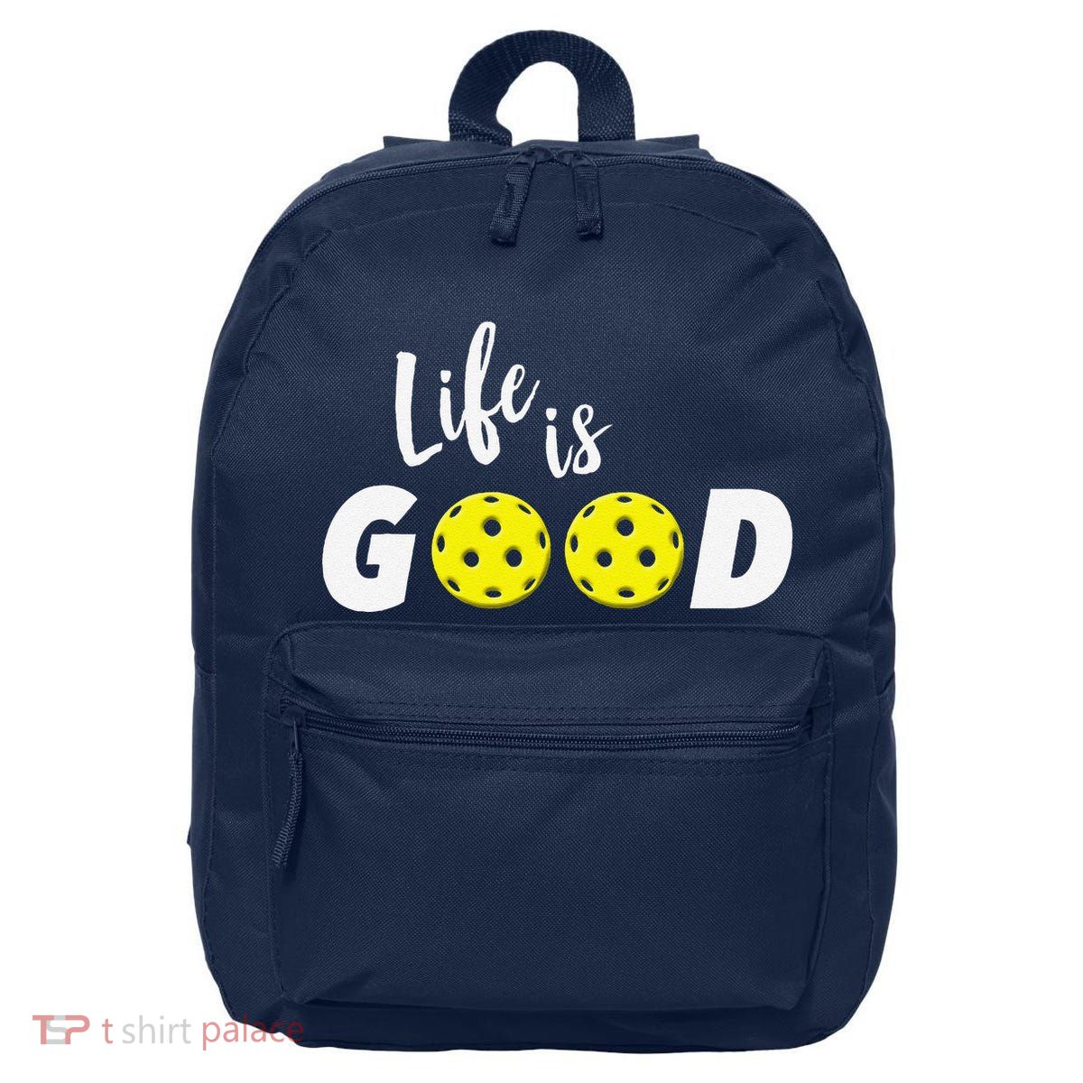 Life Is Pickleball Funny 16 in Basic Backpack