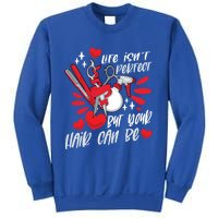 Life Isn't Perfect But Your Hair Can Be Barber Hairdresser Meaningful Gift Sweatshirt