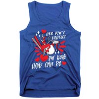 Life Isn't Perfect But Your Hair Can Be Barber Hairdresser Meaningful Gift Tank Top