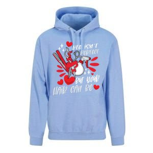 Life Isn't Perfect But Your Hair Can Be Barber Hairdresser Meaningful Gift Unisex Surf Hoodie