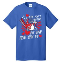 Life Isn't Perfect But Your Hair Can Be Barber Hairdresser Gift Tall T-Shirt