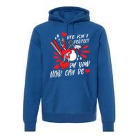 Life Isn't Perfect But Your Hair Can Be Barber Hairdresser Gift Premium Hoodie