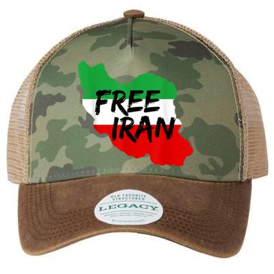 Love Iran Persian Freedom Free Iran Legacy Tie Dye Trucker Hat