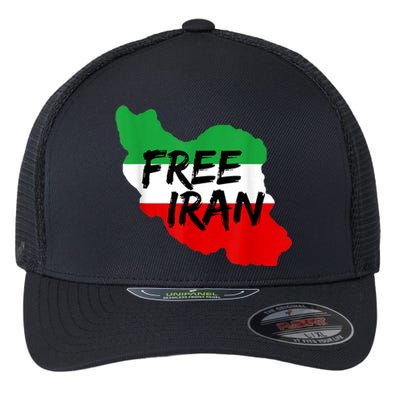 Love Iran Persian Freedom Free Iran Flexfit Unipanel Trucker Cap