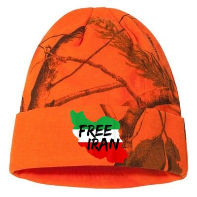 Love Iran Persian Freedom Free Iran Kati Licensed 12" Camo Beanie