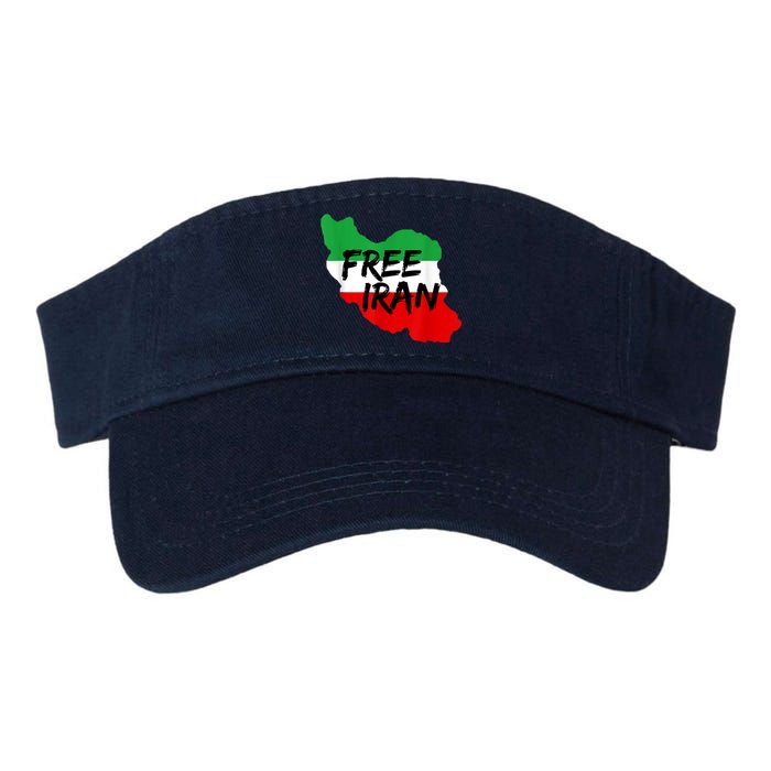 Love Iran Persian Freedom Free Iran Valucap Bio-Washed Visor