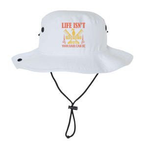 Life Isn't Perfect But Your Hair Can Be Hair Cutting Barber Great Gift Legacy Cool Fit Booney Bucket Hat