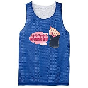 Life Isn't Perfect But Your Nails Can Be Nail Tech Meaningful Gift Mesh Reversible Basketball Jersey Tank