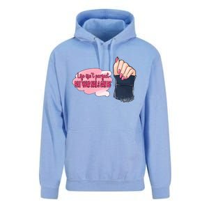 Life Isn't Perfect But Your Nails Can Be Nail Tech Meaningful Gift Unisex Surf Hoodie