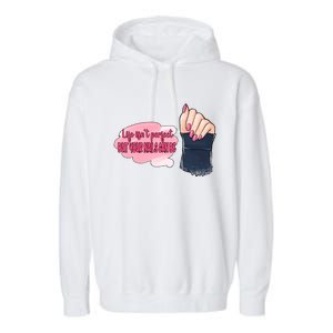 Life Isn't Perfect But Your Nails Can Be Nail Tech Meaningful Gift Garment-Dyed Fleece Hoodie