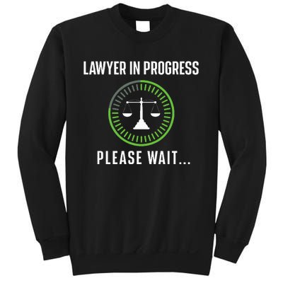 Lawyer In Progress Please Wait Attorney Law School Degree Sweatshirt