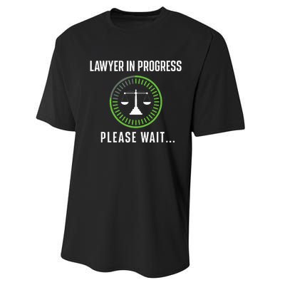 Lawyer In Progress Please Wait Attorney Law School Degree Performance Sprint T-Shirt