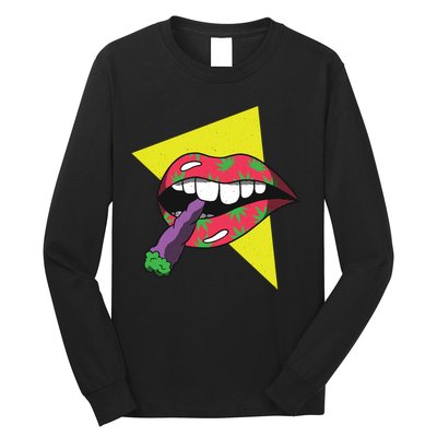 Lips Joint Long Sleeve Shirt