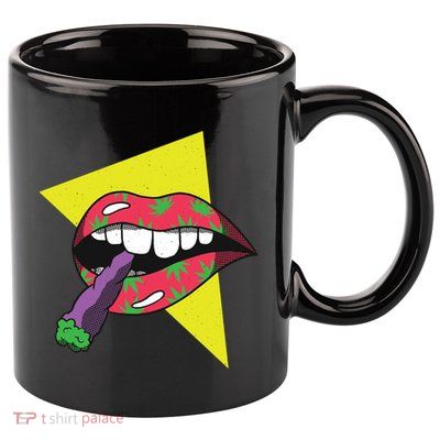 Lips Joint 11oz C Handle Ceramic Mug