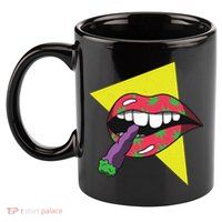 Lips Joint 11oz C Handle Ceramic Mug
