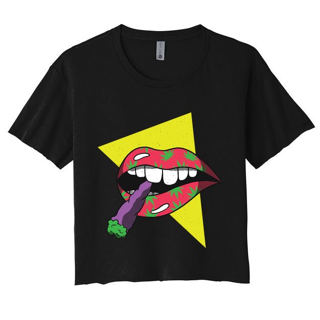 Lips Joint Crop Top