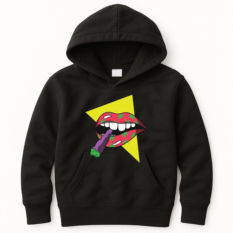 Lips Joint Kids Hoodie