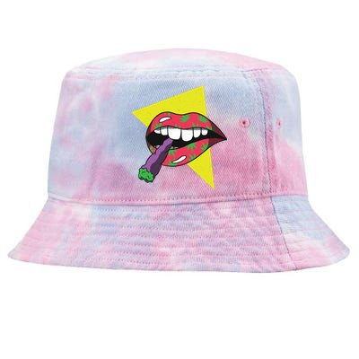 Lips Joint Tie-Dyed Bucket Hat