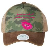 Lipstick Can't Solve All Pretty Problems But It's A Good Start Legacy Tie Dye Trucker Hat