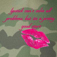 Lipstick Can't Solve All Pretty Problems But It's A Good Start Legacy Tie Dye Trucker Hat