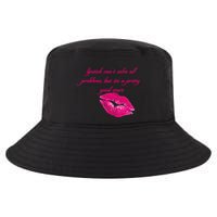 Lipstick Can't Solve All Pretty Problems But It's A Good Start Cool Comfort Performance Bucket Hat