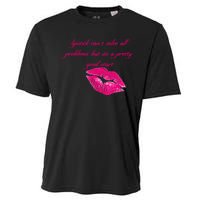 Lipstick Can't Solve All Pretty Problems But It's A Good Start Cooling Performance Crew T-Shirt