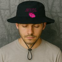 Lipstick Can't Solve All Pretty Problems But It's A Good Start Bucket Hat