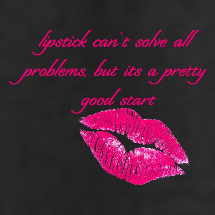 Lipstick Can't Solve All Pretty Problems But It's A Good Start 11oz C Handle Ceramic Mug