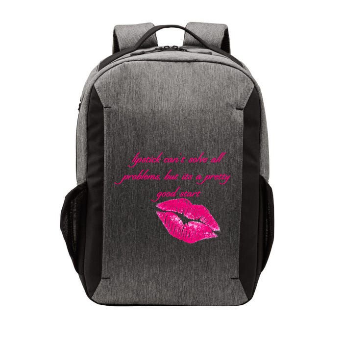 Lipstick Can't Solve All Pretty Problems But It's A Good Start Vector Backpack