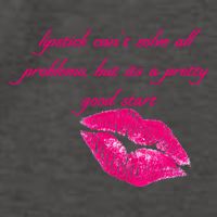 Lipstick Can't Solve All Pretty Problems But It's A Good Start Vector Backpack
