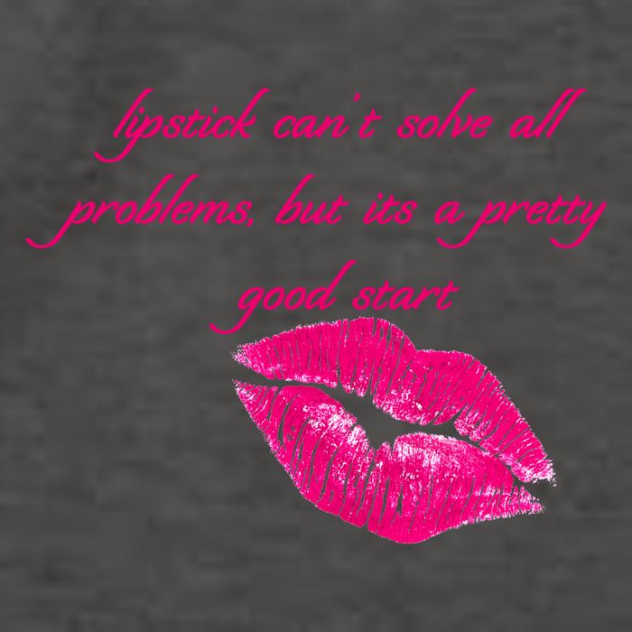 Lipstick Can't Solve All Pretty Problems But It's A Good Start Vector Backpack