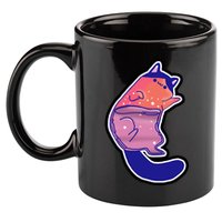 Liquid Cat 11oz C Handle Ceramic Mug
