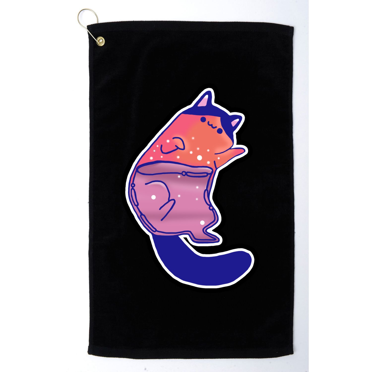 Liquid Cat Golf Towel